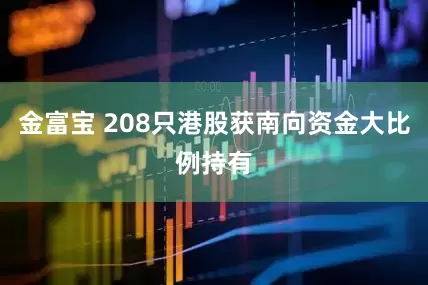 金富宝 208只港股获南向资金大比例持有